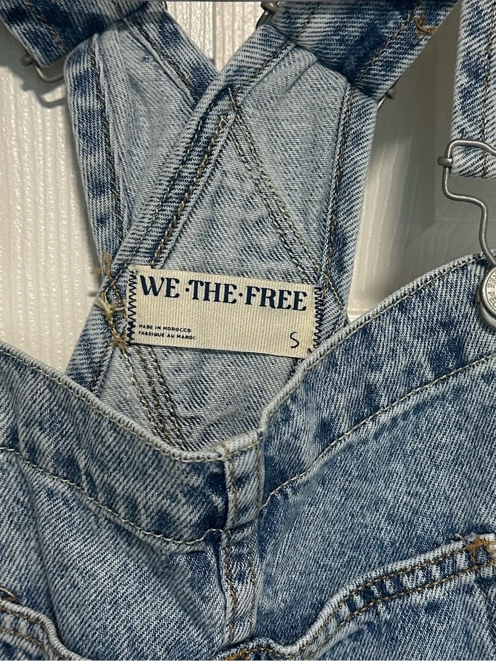 NWT - Free People We The Free Ziggy Shortalls – Follow Your Heart – Size S